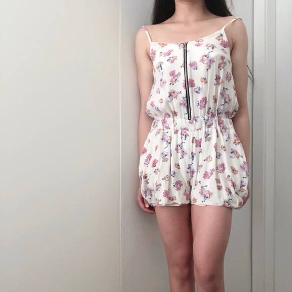 White floral romper - free size - Picture 6 of 6